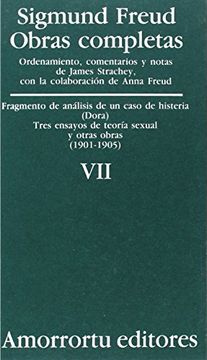 portada Obras Completas - Tomo Vii Fragmentos De Analisis De Un Caso De Histeria (in Spanish)