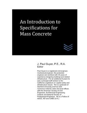 portada An Introduction to Specifications for Mass Concrete (in English)