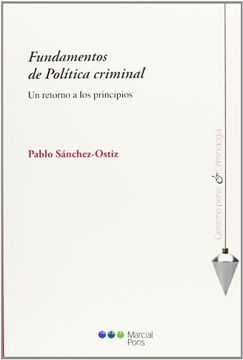 portada Fundamentos de Política Criminal: Un Retorno a los Principios (Derecho Penal y Criminología) (in Spanish)