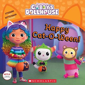 portada Happy Cat-O-Ween! (Gabby'S Dollhouse Storybook) (in English)