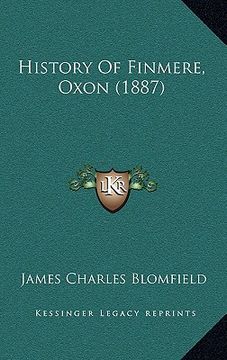 portada history of finmere, oxon (1887)
