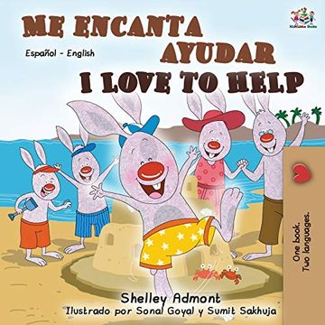 portada Me Encanta Ayudar i Love to Help: Spanish English Bilingual Book (Spanish English Bilingual Collection)