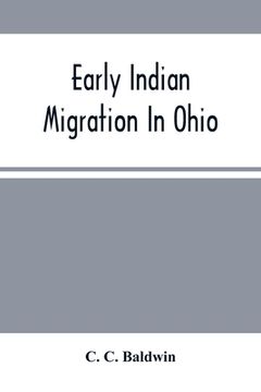 portada Early Indian Migration In Ohio (en Inglés)