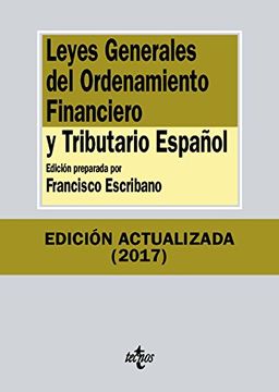 portada Leyes Generales del Ordenamiento Financiero y Tributario Español (Derecho - Biblioteca De Textos Legales)