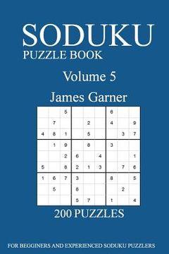 portada Sudoku Puzzle Book: [2017 Edition] 200 Puzzles- volume 5 (en Inglés)