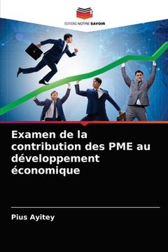 portada Examen de la contribution des PME au développement économique