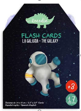 portada Flash Card La Galaxia (en Español-Inglés)