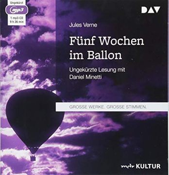 portada Fünf Wochen im Ballon: Ungekürzte Lesung mit Daniel Minetti (1 Mp3-Cd) (en Alemán)