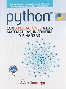 portada Python con Aplicaciones a las Matematicas, Ingenieria y Finanzas