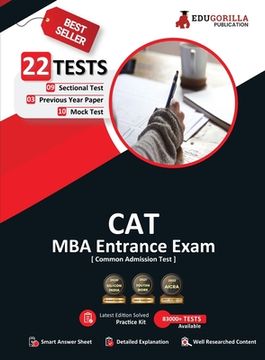 portada Cat 2023: MBA Entrance Exam (Common Admission Test) - 10 Mock Tests, 9 Sectional Tests and 3 Previous Year Papers (1100 Solved Q (en Inglés)