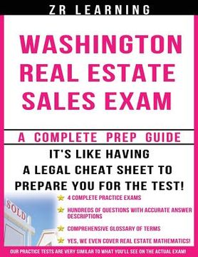 portada Washington Real Estate Sales Exam Questions (en Inglés)