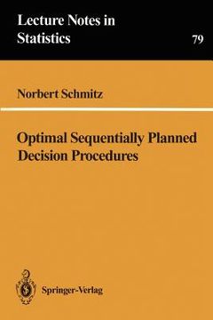 portada optimal sequentially planned decision procedures (en Inglés)