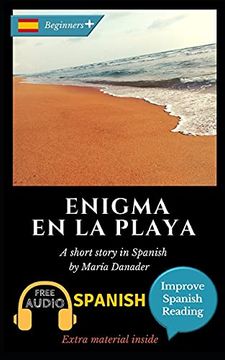 portada Enigma en la Playa: Learn Spanish With Improve Spanish Reading. Audio Included