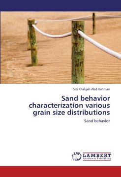 portada Sand behavior characterization various grain size distributions