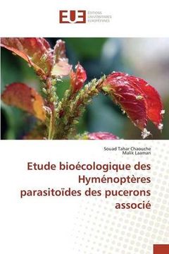 portada Etude bioécologique des Hyménoptères parasitoïdes des pucerons associé