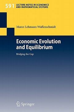 portada economic evolution and equilibrium: bridging the gap (en Inglés)