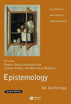 portada Epistemology: An Anthology (Blackwell Philosophy Anthologies) (en Inglés)