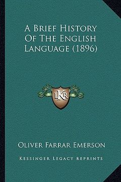 portada a brief history of the english language (1896) (in English)