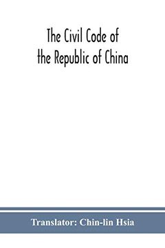 portada The Civil Code of the Republic of China (en Inglés)