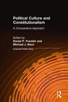 portada political culture and constitutionalism: a comparative approach (en Inglés)