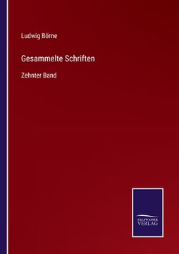 portada Gesammelte Schriften: Zehnter Band (in German)