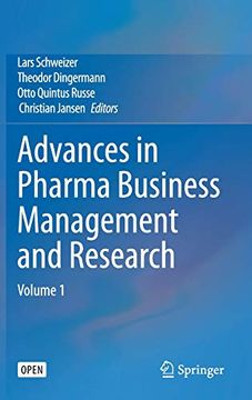 portada Advances in Pharma Business Management and Research: Volume 1 (en Inglés)