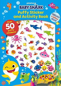 portada Baby Shark: Puffy Sticker and Activity Book (in English)