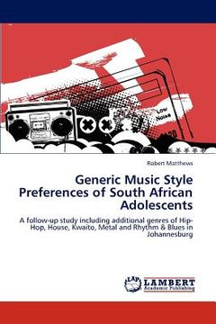 portada generic music style preferences of south african adolescents (in English)
