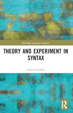 portada Theory and Experiment in Syntax (en Inglés)