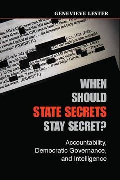 portada When Should State Secrets Stay Secret? (en Inglés)
