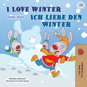 portada I Love Winter (English German Bilingual Children's Book) (en Alemán)
