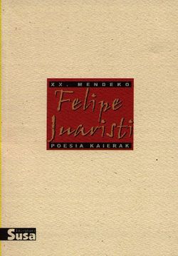 portada Felipe Juaristi - Xx. Mendeko Poesia Kaierak (in Basque)