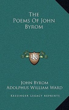 portada the poems of john byrom (en Inglés)