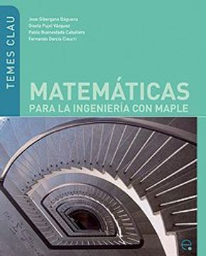 portada Matemáticas para la ingeniería con Maple (Temes Clau)