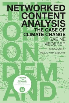 portada Networked Content Analysis: The Case of Climate Change 