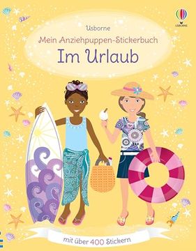 portada Mein Anziehpuppen-Stickerbuch: Im Urlaub (en Alemán)