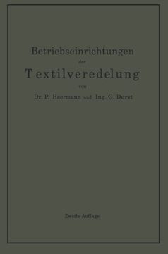 portada Betriebseinrichtungen der Textilveredelung (German Edition)