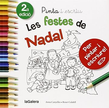 portada Pinta I Escriu Les Festes De Nadal (in Catalá)