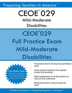 portada CEOE 029 Mild-Moderate Disabilities: CEOE 029 Certification Examinations for Oklahoma Educators (en Inglés)