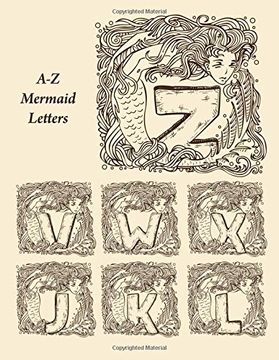 portada A-Z Mermaid Letters: Volume 1 (en Inglés)