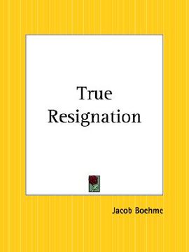 portada true resignation (en Inglés)