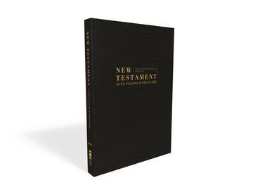 portada Niv, New Testament with Psalms and Proverbs, Pocket-Sized, Paperback, Black, Comfort Print (en Inglés)