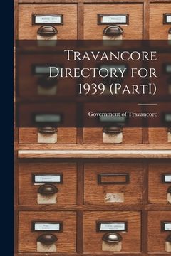 portada Travancore Directory for 1939 (PartI) (en Inglés)