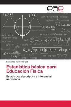 portada Estadística básica para Educación Física: Estadística descriptiva e inferencial univariada (in Spanish)