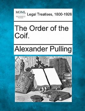 portada the order of the coif. (in English)