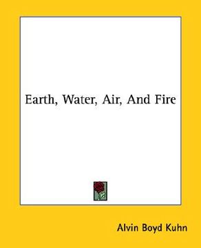 portada earth, water, air, and fire (in English)