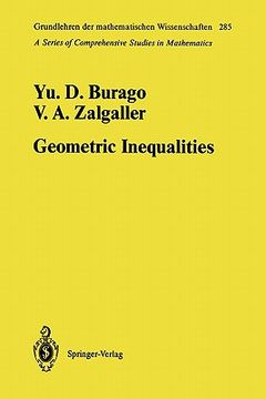 portada geometric inequalities (in English)