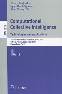 portada computational collective intelligence, part 1: technologies and applications: third international conference, iccci 2011, gdynia, poland, september 21 (en Inglés)