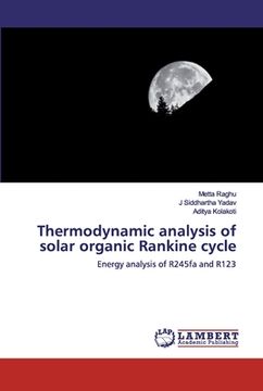 portada Thermodynamic analysis of solar organic Rankine cycle