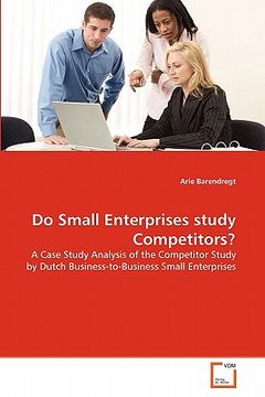 portada do small enterprises study competitors? (en Inglés)